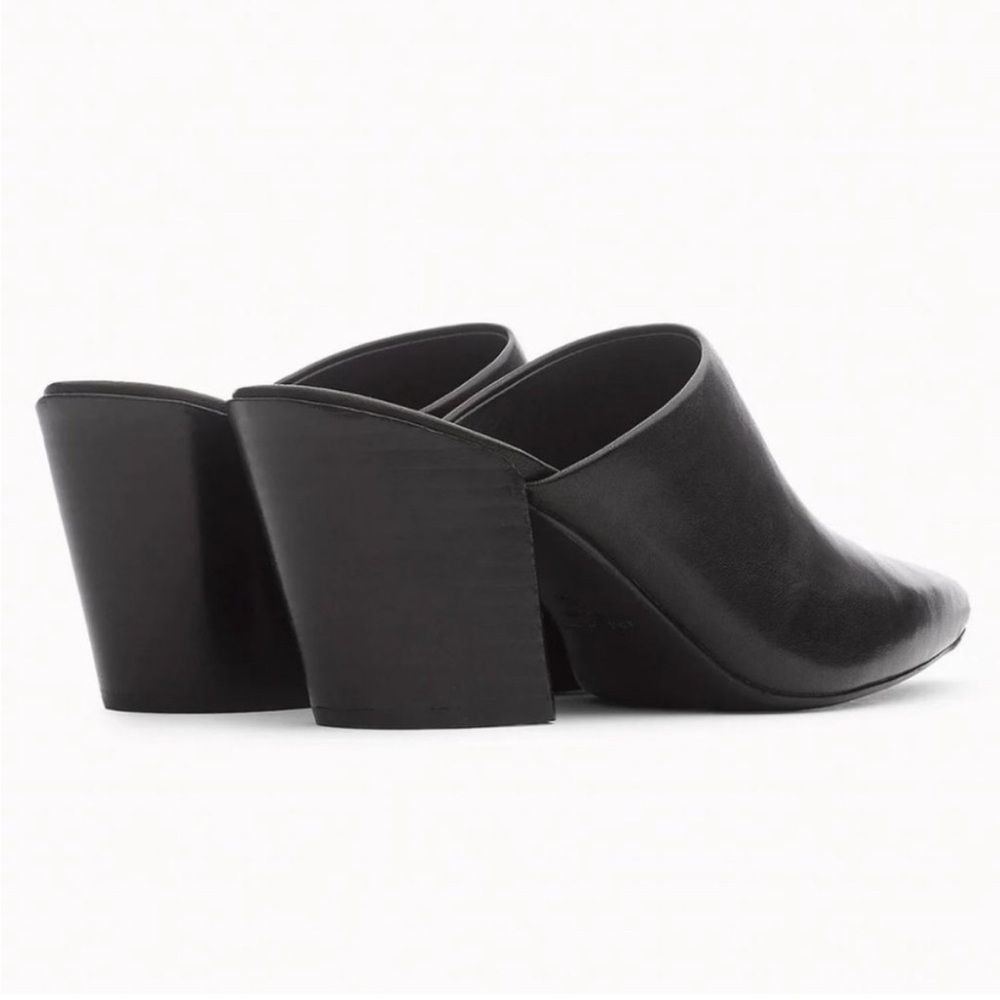 rag & bone Beha Leather Mules in Black, Size EU 38 or US 7.5 - Picture 3 of 9